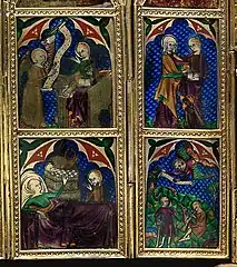 Détail, aile gauche