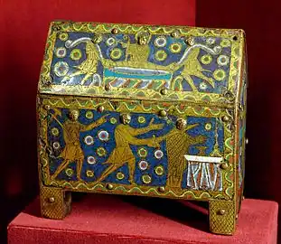 Reliquaire de Saint Thomas Becket, premier quart du XIIe siècle.