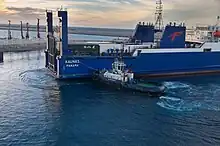 Le VB Malabata dans le port de Tanger MED le 30 octobre 2023