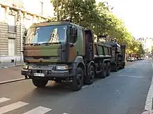 Kerax 420 8X4 benne et remorque