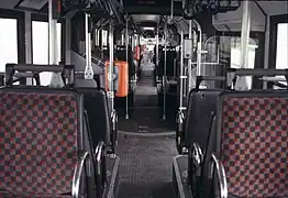 Vue intérieure vers l’avant