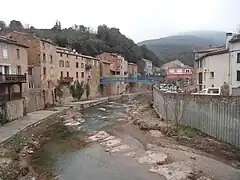 Rennes-les-Bains, vue générale depuis la Sals
