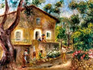 Pierre-Auguste Renoir, La Maison de Collette à Cagnes (es), 1912.