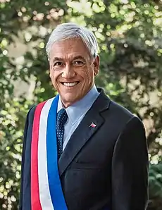 Coopération économique Asie-Pacifique  Sebastián Piñera, président du Chili, président de l'APEC