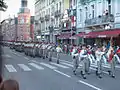 Soldats du 152e RI lors du défilé de la Fête nationale en 2010.