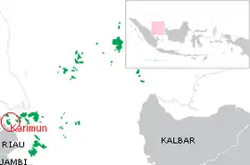 Localisation de Grande Île de Karimun