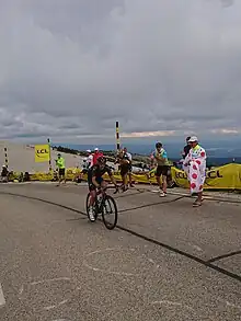 Richie Porte au Mont Ventoux lors du Tour de France 2021