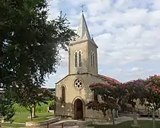Le clocher de l'église.