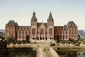 Amsterdam : Rijksmuseum vers 1900.