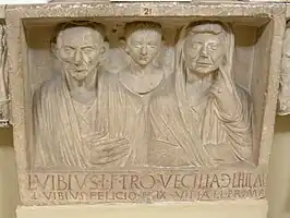 Famille Vibii : Lucius Vibius Tromentina et les siens. Fin du Ier siècle. Musée Chiaramonti
