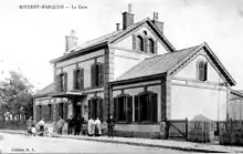 Le bâtiment voyageurs, vers 1905.