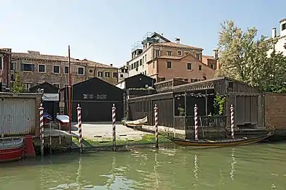 Squero vu de la Fondamenta dei Mendicanti