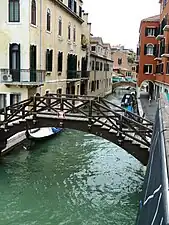 le ponte Zuccato près du rio Novo