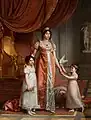 Jean-Baptiste Wicar (1762–1834), Portrait de la reine Julie Bonaparte avec ses filles, 1809, Musée Capodimonte de Naples