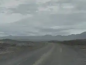Les Brennisteinsfjöll vus depuis la route 417.