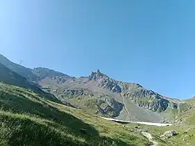 Le rocher du Bonhomme vu depuis le nord.