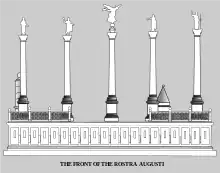 Reconstitution des Rostra Augusti.