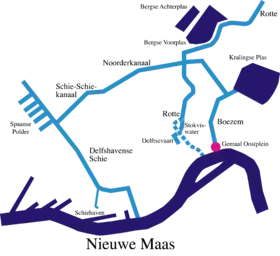 cours d'eau de Rotterdam.