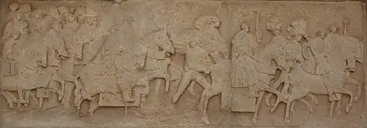 Relief de l'Entrevue du Camp du Drap d'Or.