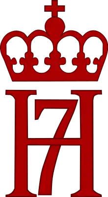 Monogramme d'Haakon VII.