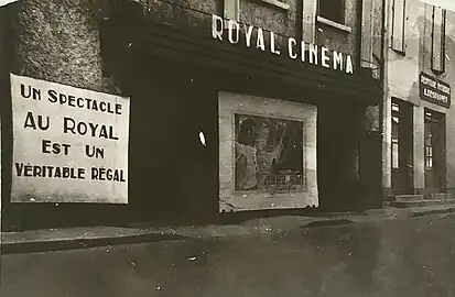Ancien Royal Cinéma au n°11 rue Maréchal-Bosquet