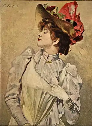 Portrait de Juana Romani (vers 1894), localisation inconnue.