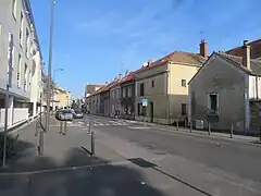 Rue Fustel de Coulanges vue vers la rue de la Division Leclerc