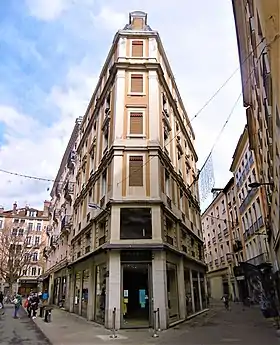 Angle de la rue Lafayette et de la rue des Clercs