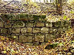 Autre pan de mur (détail).