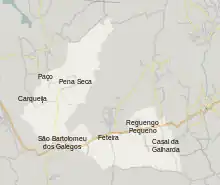 Carte de la paroisse et ses localités