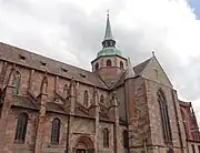 Façade côté sud et tour de croisée.