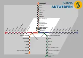 Image illustrative de l’article Réseau express régional anversois