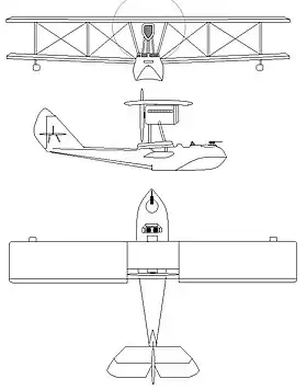 vue en plan de l’avion