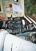 Poste de conduite de l'autorail X 2426.