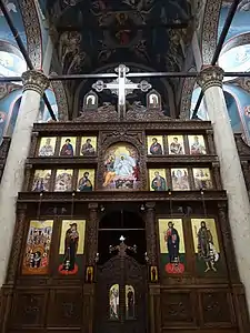 Détail de l'iconostase.