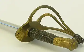 Sabre d’officier de marine (1849-1859).