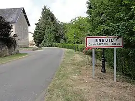 Entrée de Breuil.