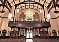 Buffet d'orgue dans la galerie