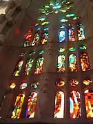 Vitraux intérieurs.