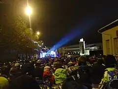 SaintéLyon 2017. Quelques minutes avant le départ à Saint-Etienne.