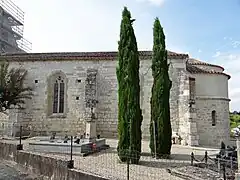 Église Saint-Colomban à Saint-Colomb-de-Lauzun (Lot-et-Garonne)