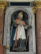 Détail du retable de saint Léger.