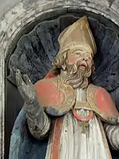 Détail du retable de saint Léger.