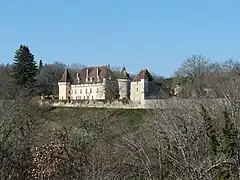 Le château de la Gaubertie.