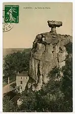 La Table du Diable de Saint-Mihiel au début du XXe siècle.