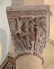 C 12. Ranulfo, fondateur et donateur de l'église.