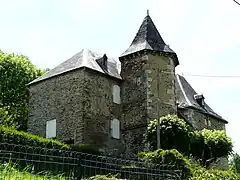Le château vu depuis le nord-ouest.