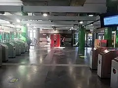 Vue du hall d'accès