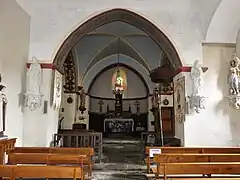 La nef de l'église.