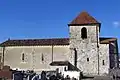 Façade sud de l'église de Saint-Romain-de-Vignague (fév. 2012).
